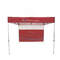 Gazebo pieghevole 2 x 2 m, stampato, con area esposizione Gazebo pieghevole 2 x 2 m, stampato, con area esposizione