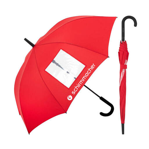 Vista dell'ombrello automatico tradizionale